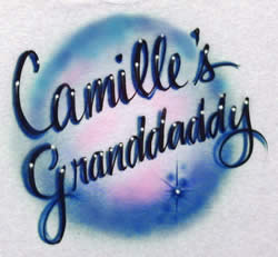 Granddad airbrush t-shirt