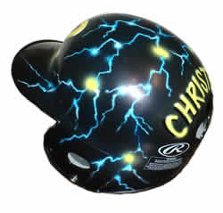 airbrush softball jelmet