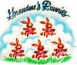 Airbrush t-shirt with bunnies theme for Easter season by BurrartDesign