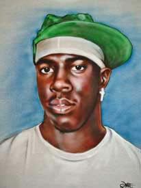 airbrush portrait t-shirt