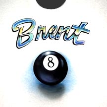 eight ball airbrush t-shirt