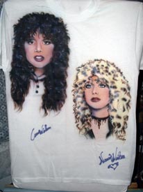 Heart autographed airbrush t-shirt