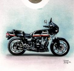 motorcycle airbrush t-shirt