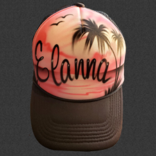 custom airbrush hat