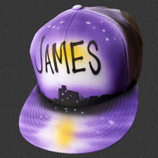 custom airbrush hat