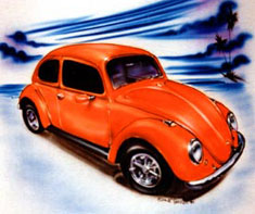 Volkswagen airbrush t-shirt