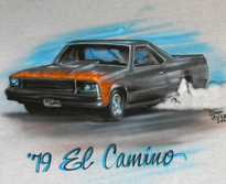 airbrush car t-shirt