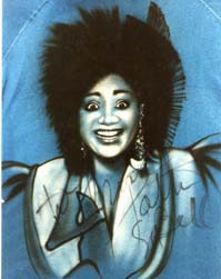 Patti LaBelle autographed airbrush t-shirt