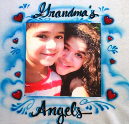 Airbrush t-shirt for Mothers Day