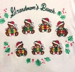 grandmas pumpkins airbrush shirt
