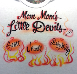 Mother's Day airbrush shirt