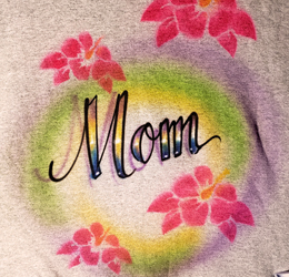 apple tree airbrush shirt