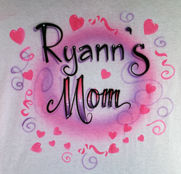 Mom's cows airbrush shirt