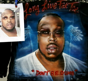 airbrush jacket memorial portrait