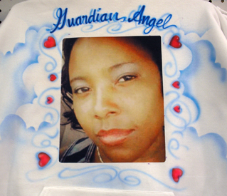 Guardian angel airbrush shirt