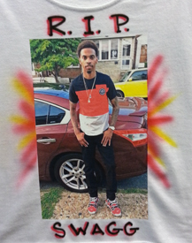 RIP memorial photo airbrush shirt