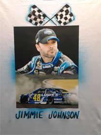 Airbrush photo shirt