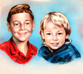 airbrush group portrait