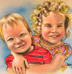 airbrush group portrait