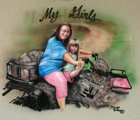 airbrush group portrait