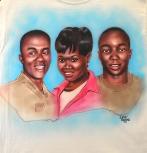 airbrush group portrait