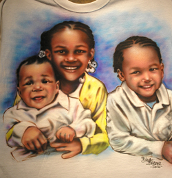 airbrush group portrait