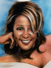 airbrush portrait by Diane Burrier