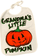 Infant bib airbrushed