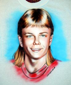 airbrush memorial t-shirt