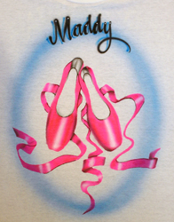 ballet airbrush shirt