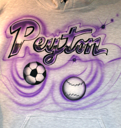 sports airbrush t-shirt