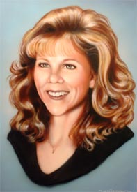 airbrush memorial painting