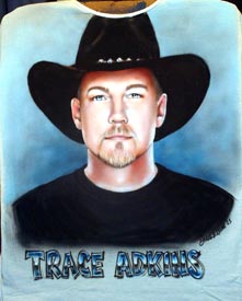 airbrush portrait t-shirt
