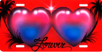 Valentine license plate