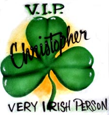 Irish airbrush t-shirt