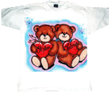 airbrush t-shirt teddy bears